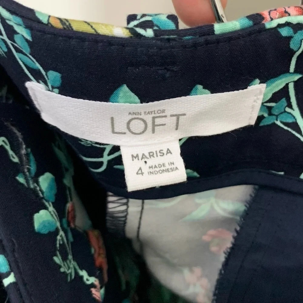 Loft • Cotton Vine Riviera Pants In Marisa Fit - Picture 7 of 7